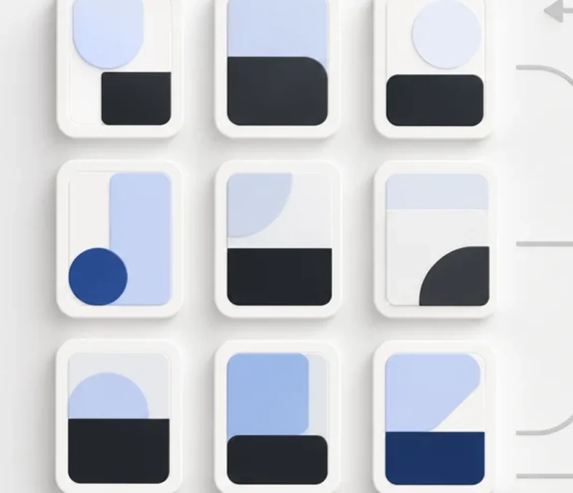 Reviv Growth Notes: a grid of controlled creative variants under test